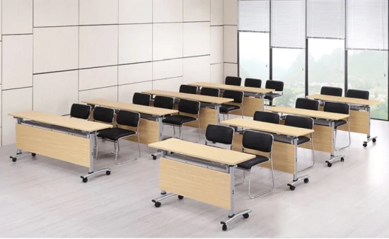 Office Furniture Meeting Training Lecture Rectangular Flip Top Folding Table