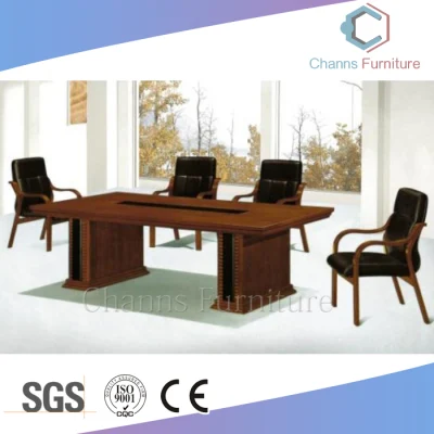 Big Size Office Furniture Veneer Desk Meeting Table (CAS