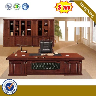 High Glossy Solid Wood Veneer Hotel Hospital Office Executive Table